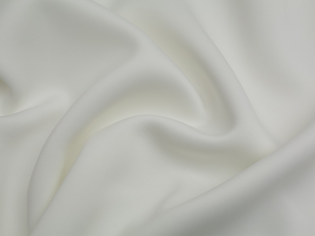 Minerva Core Range Neoprene Stretch Knit Fabric Soft White