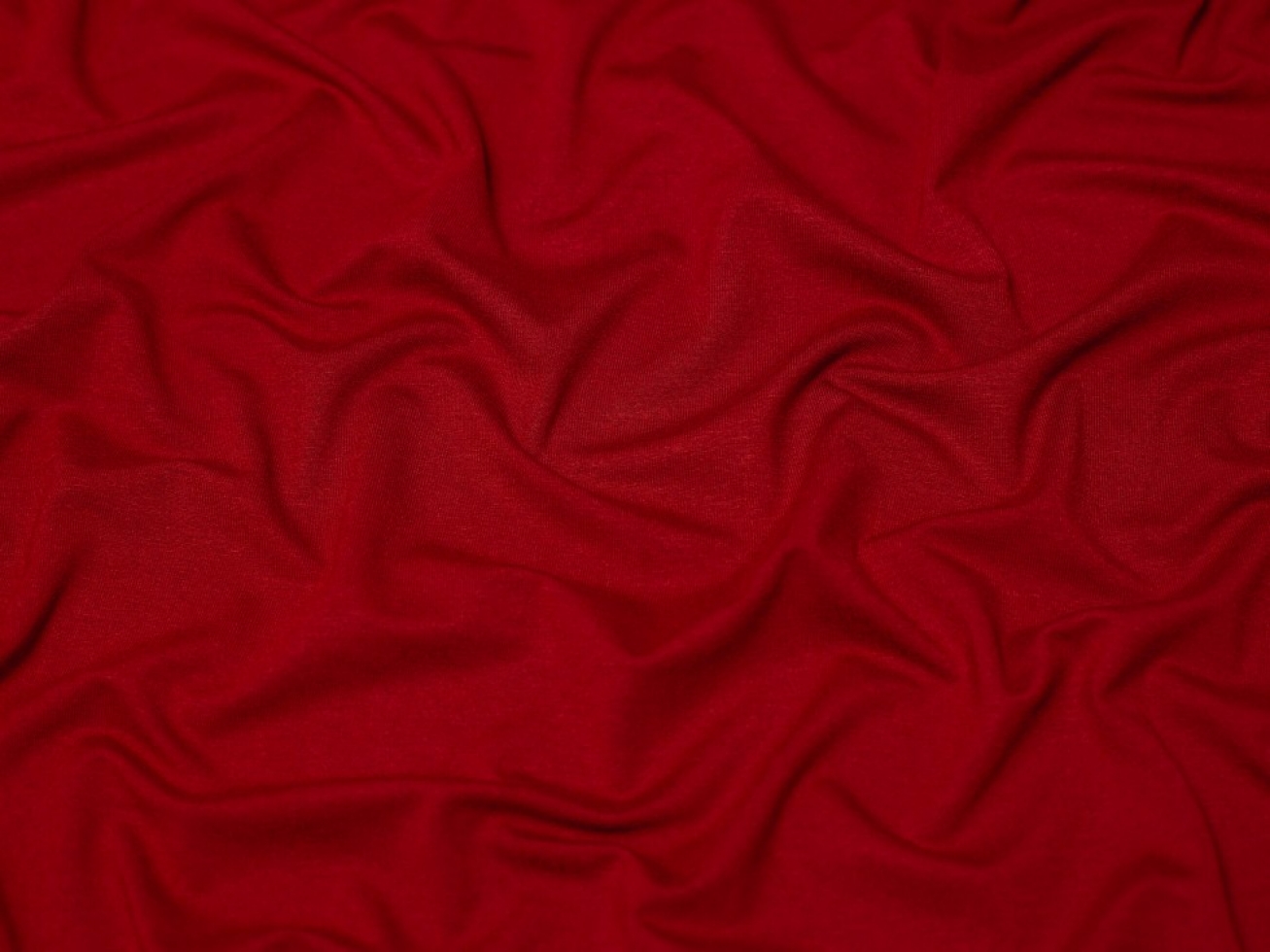 Minerva Core Range Luxury Viscose Jersey Stretch Knit Fabric Dark Red