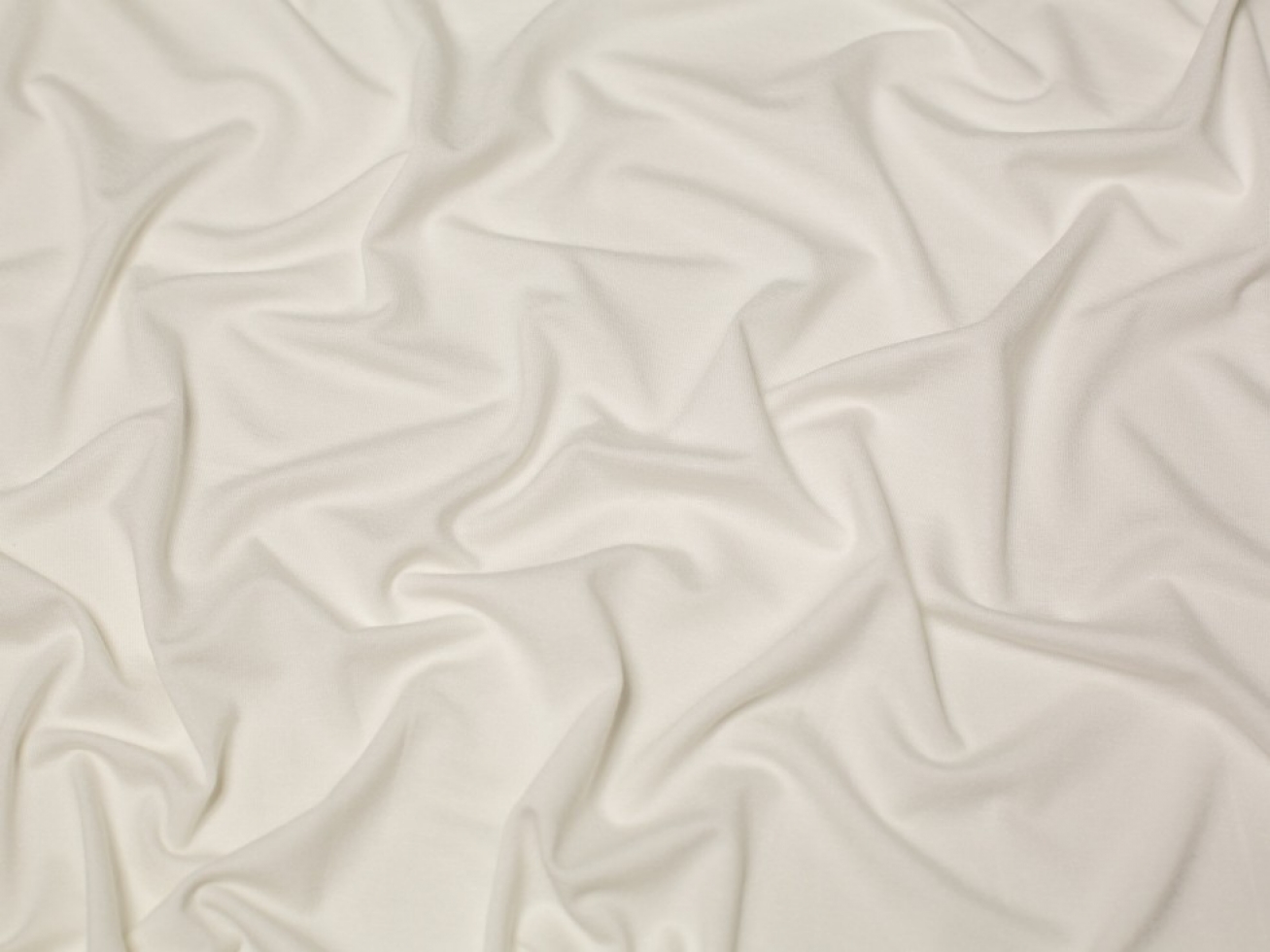 Minerva Core Range Luxury Viscose Jersey Stretch Knit Fabric Soft White