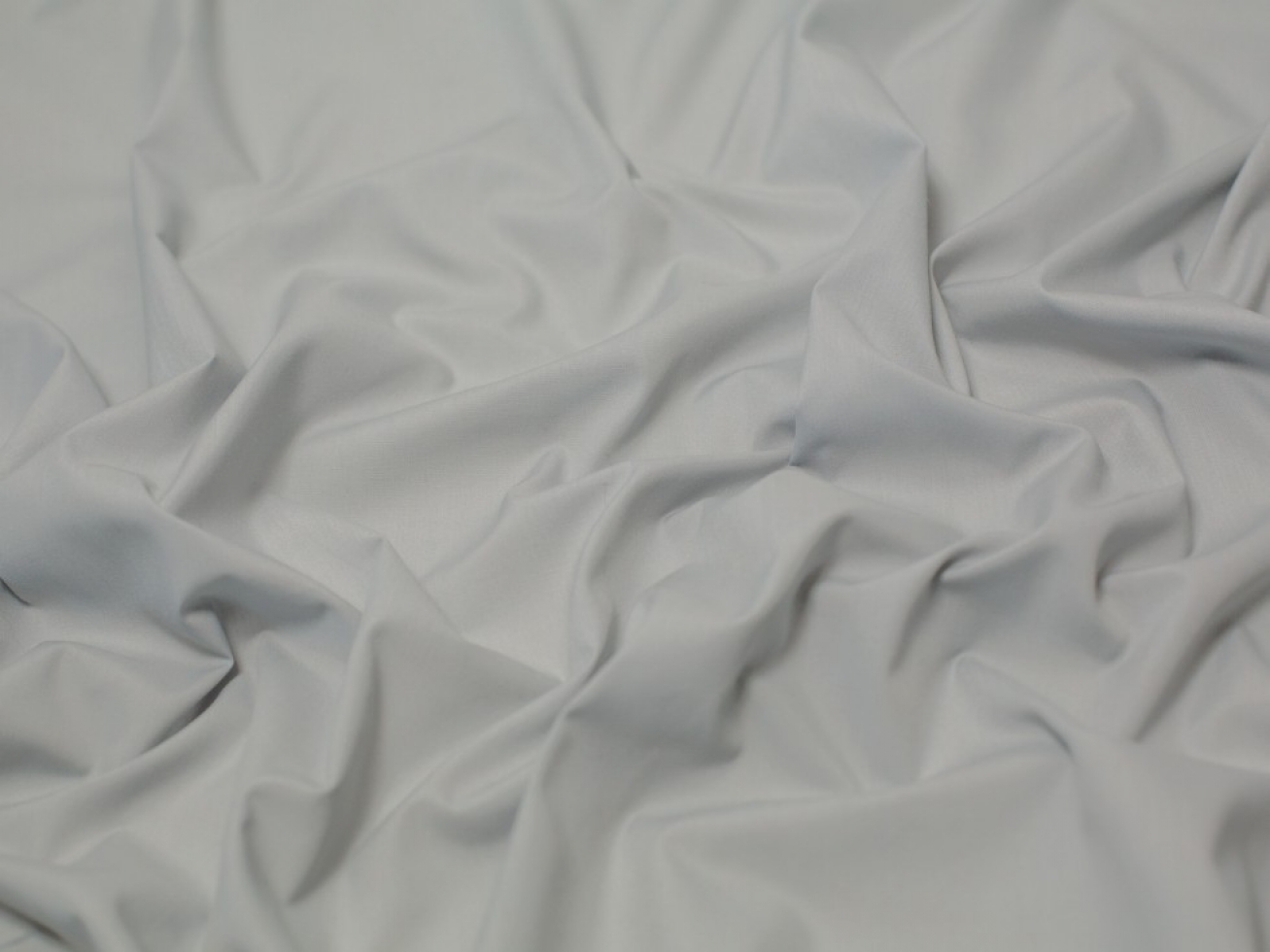Minerva Core Range Poly Cotton Poplin Fabric Light Grey