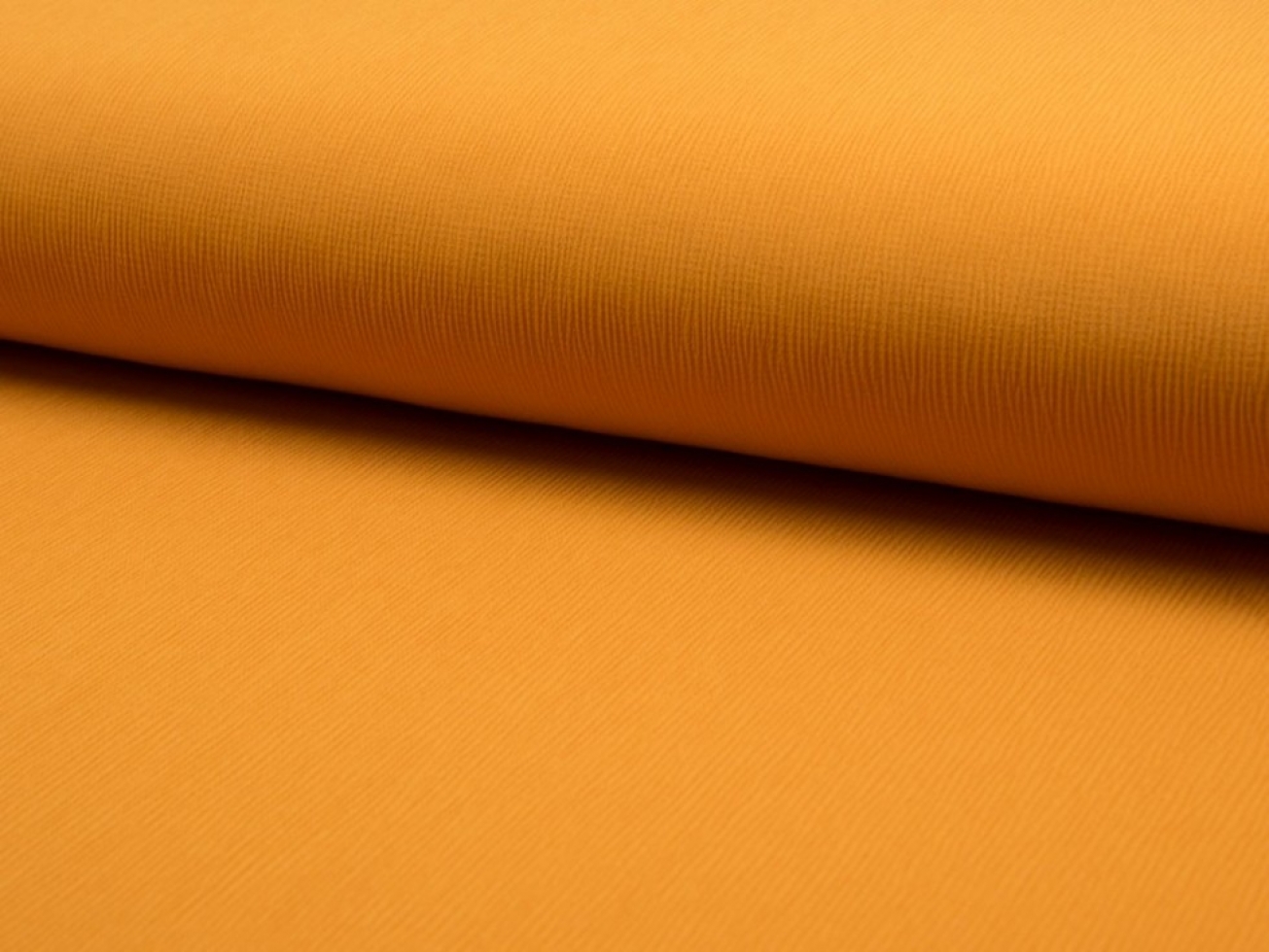 Heavy Textured Stretch Woven Crepe Fabric Ochre