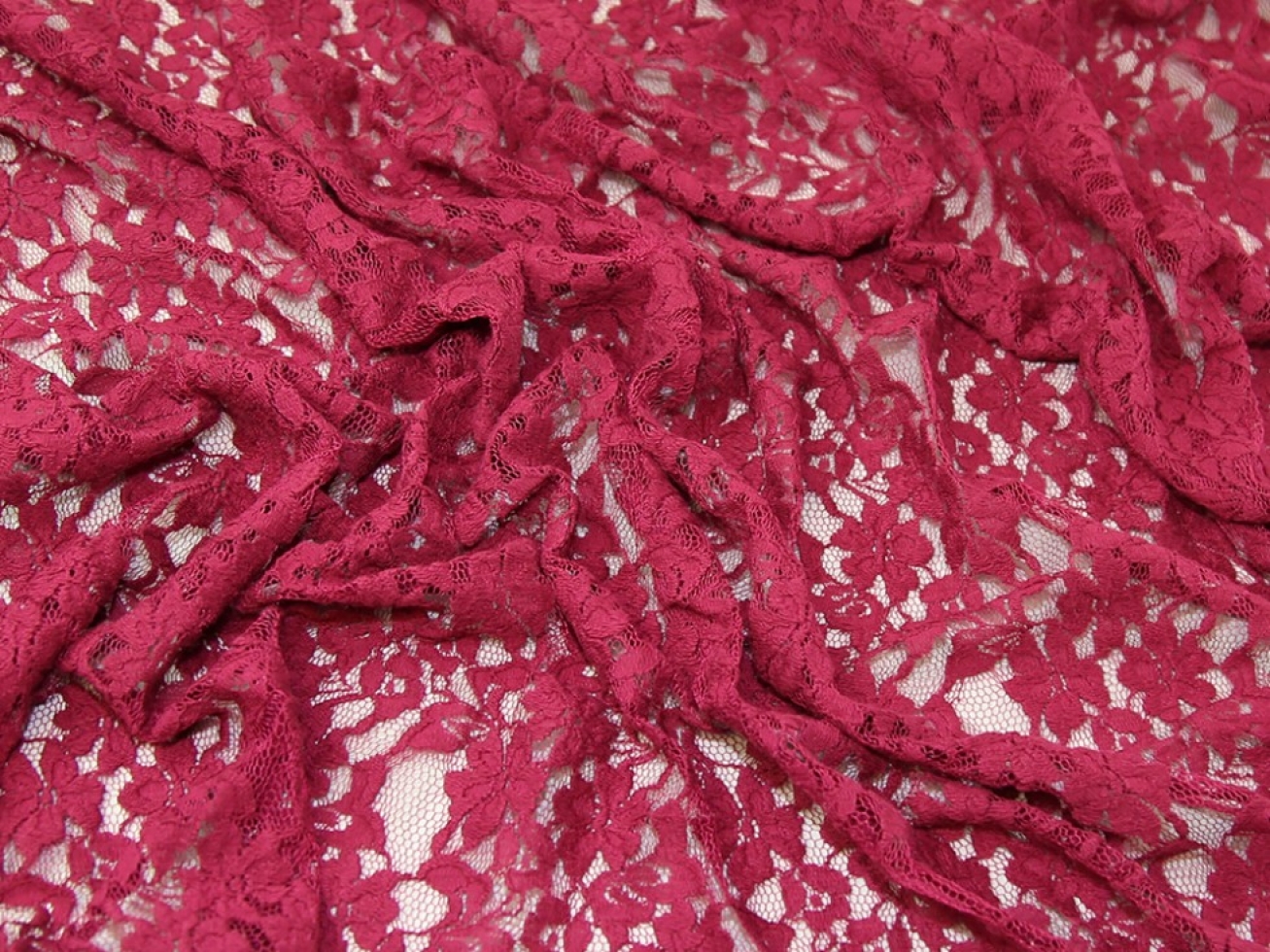 Delicate Lace Fabric Wine