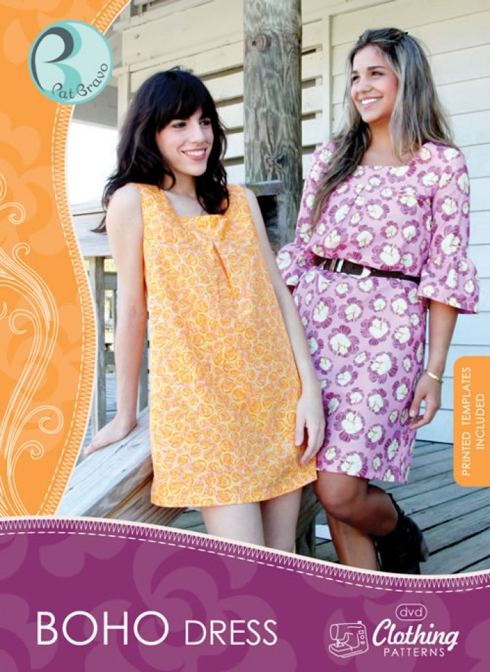 Art Gallery Fabrics Paper Sewing Pattern Boho Dress