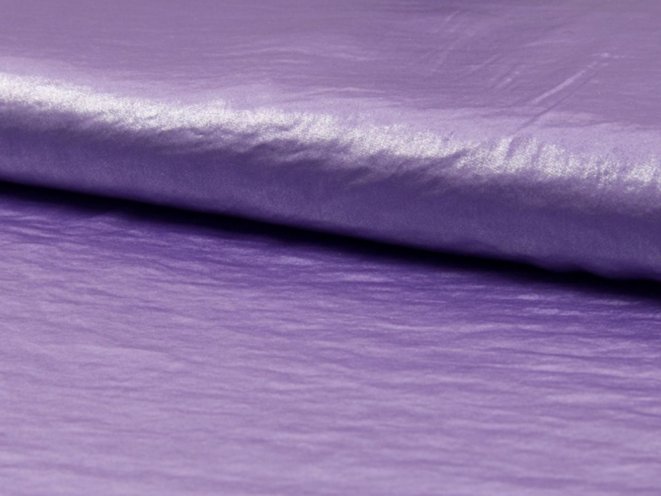 Silky Airwashed Satin Foil Fabric Lilac