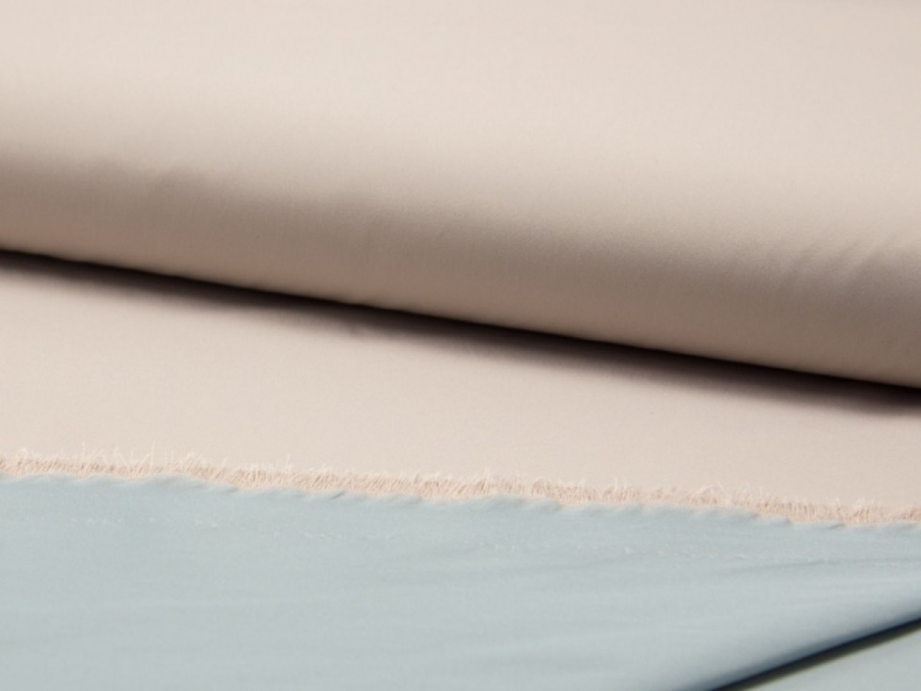 Reversible Memory Raincoat Coating Fabric Dusty Blue & Blush
