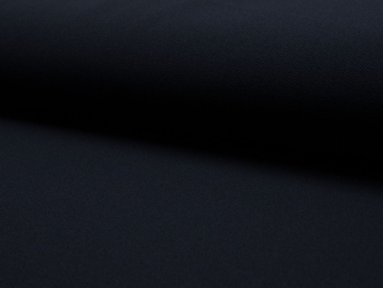 Scuba Twill Stretch Knit Fabric Navy Blue