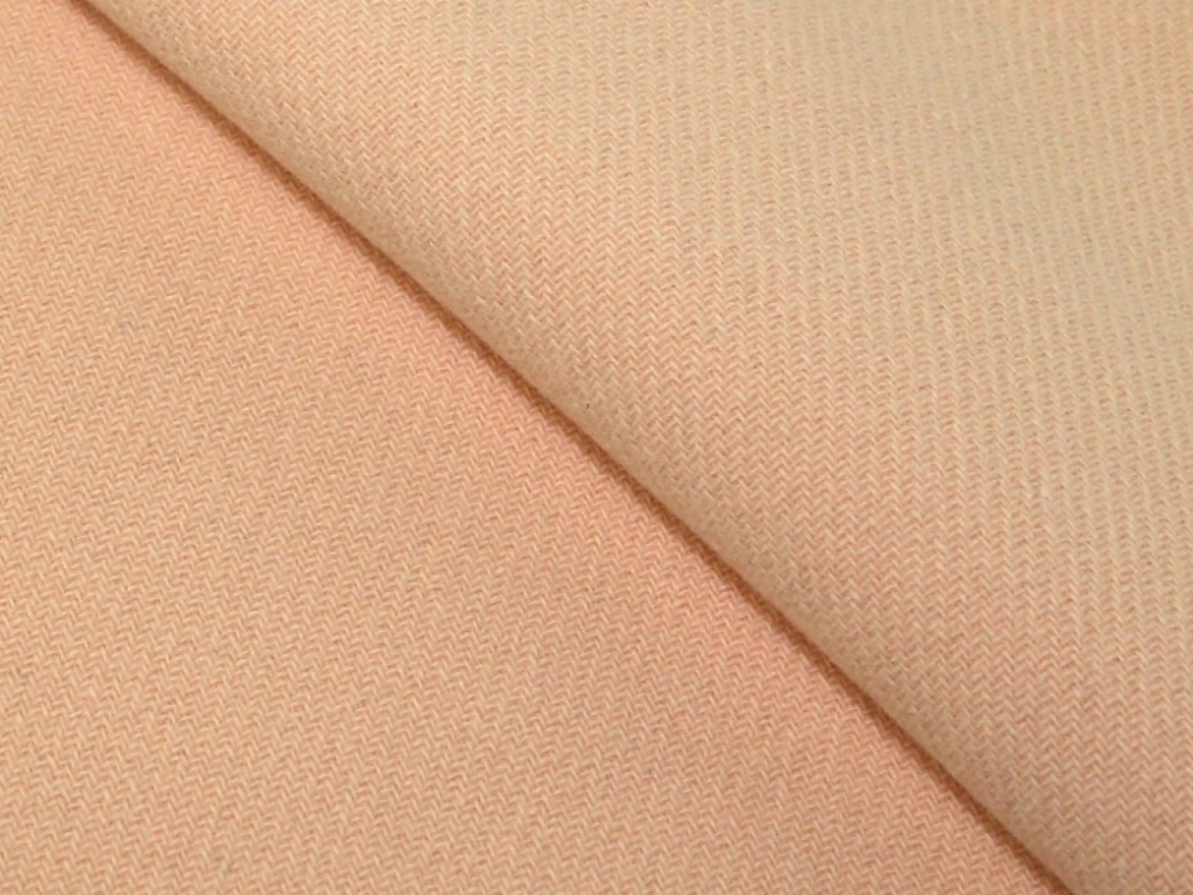 Wool Blend Coating Fabric Peach