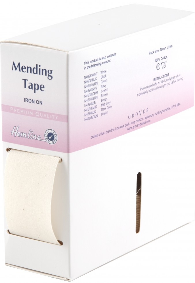 Hemline Repair Mending Tape Cream