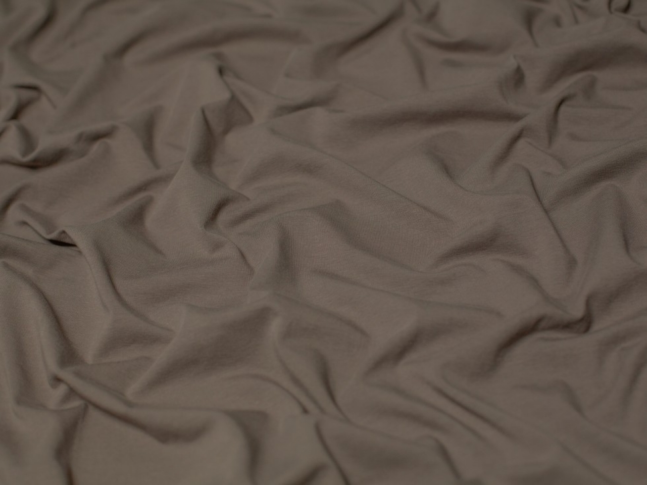 Minerva Core Range Heavy Cotton Jersey Stretch Knit Fabric Warm Pewter