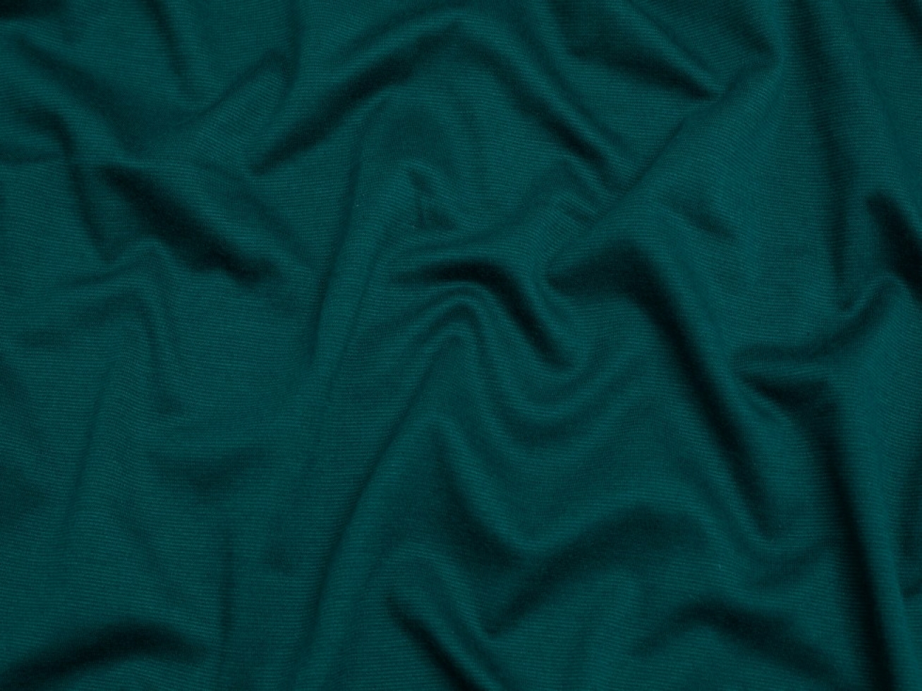 Minerva Core Range Brushed Ponte Roma Double Stretch Knit Fabric Peacock