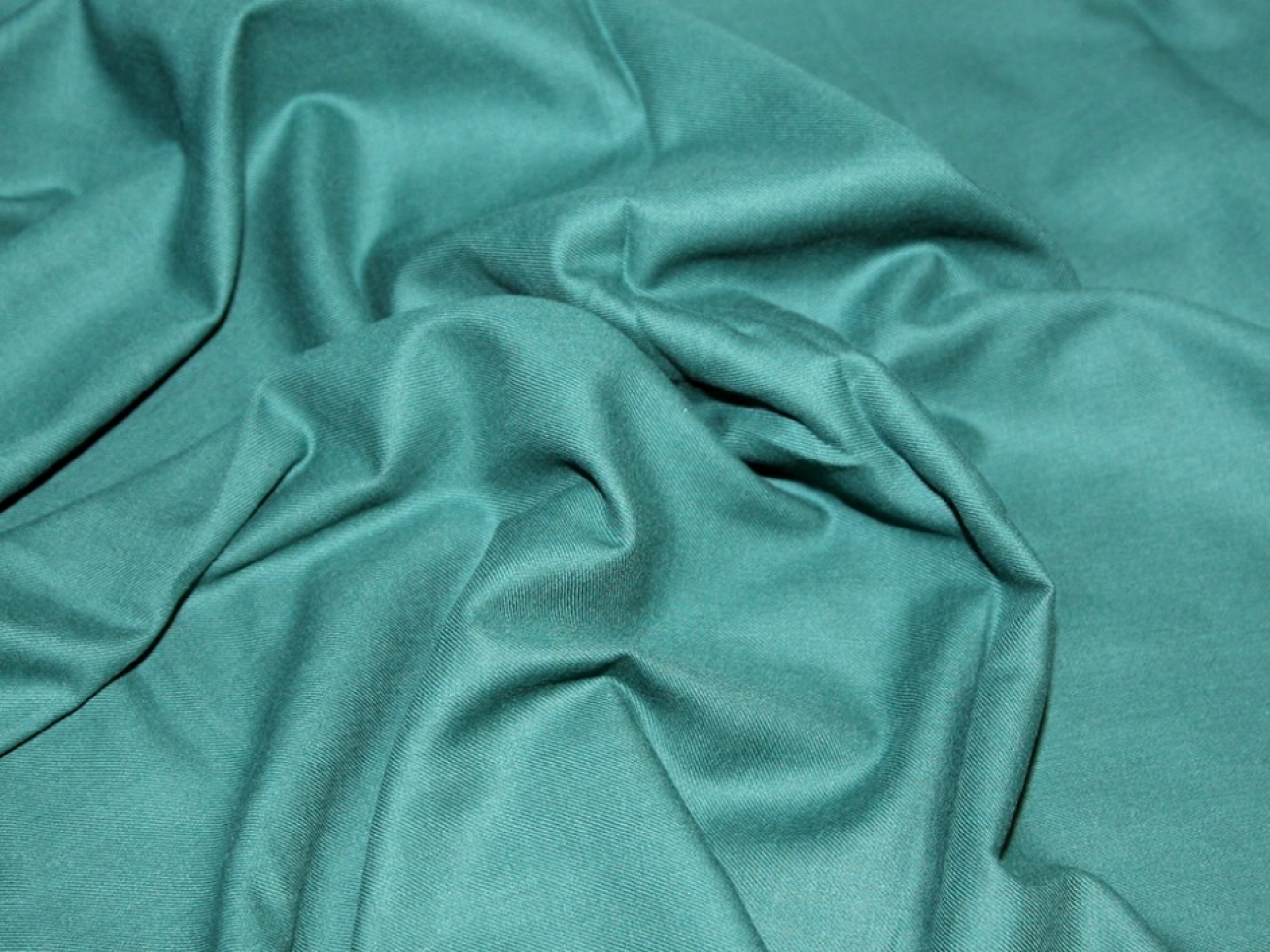 Truella Brushed Cotton Wool Flannel Fabric Bottle Green