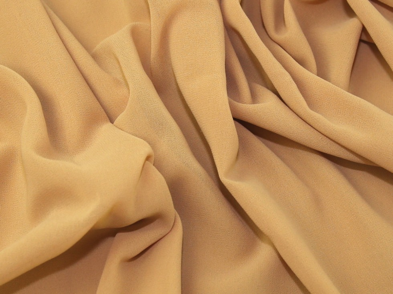Synergy Light Georgette Fabric Gold