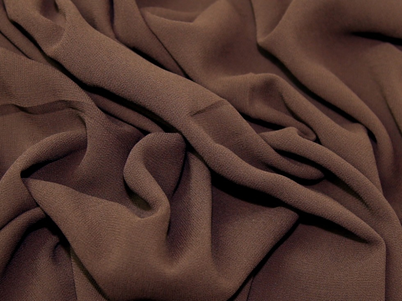 Synergy Light Georgette Fabric Brown
