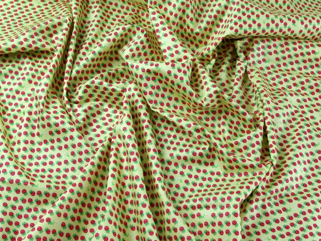 100% Cotton Poplin Fabric Yellow