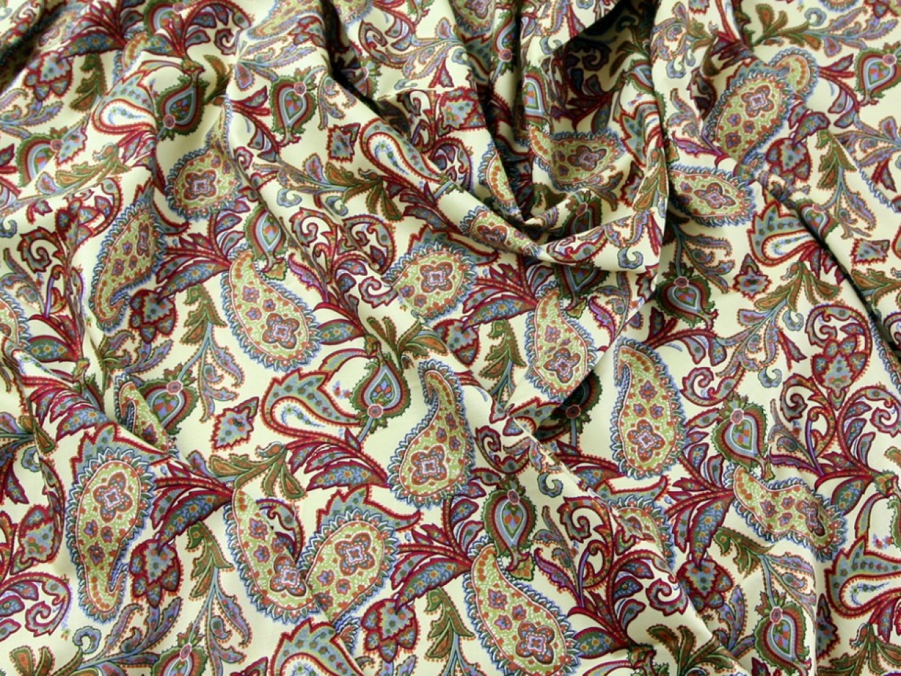 Cotton Lawn Fabric Cream