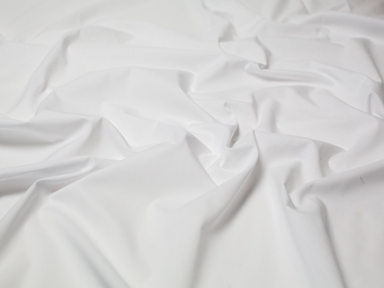 Minerva Core Range Supima Smooth Cotton Lawn Fabric White