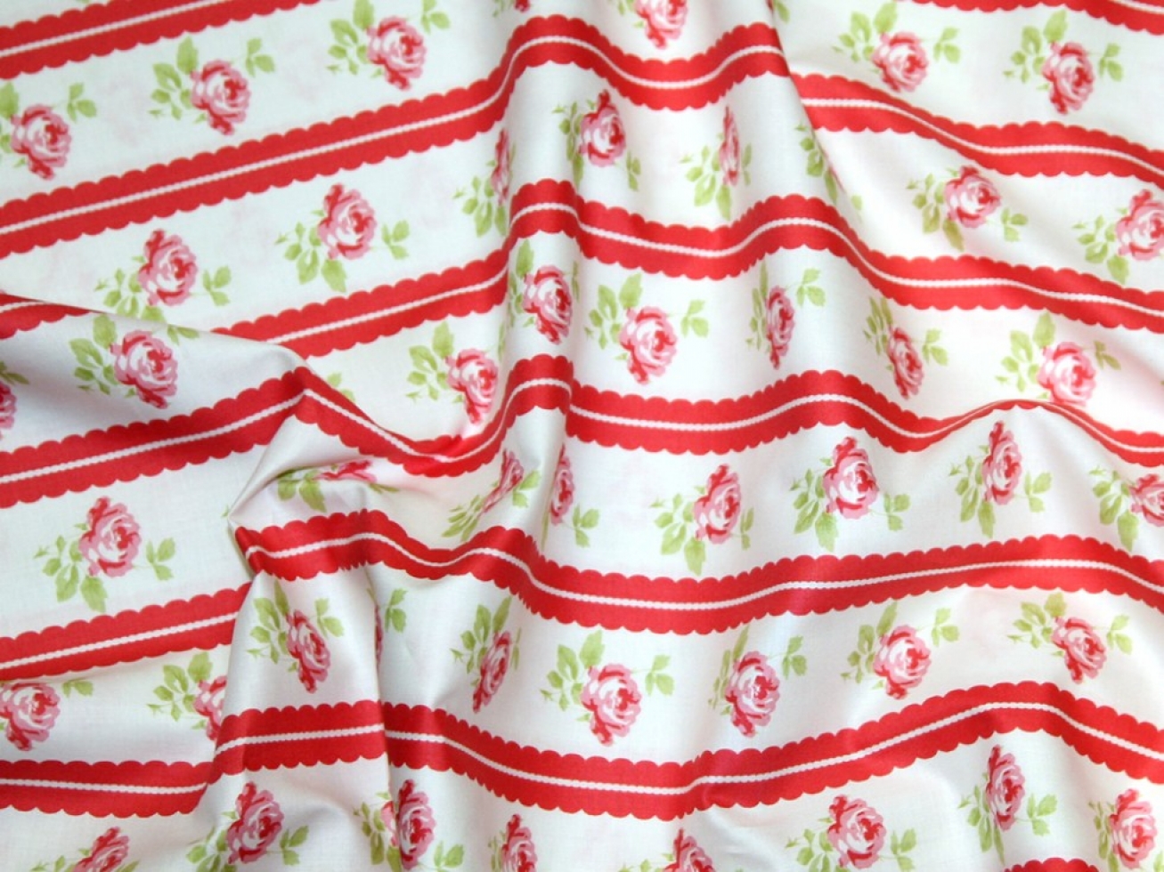 Free Spirit 100% Cotton Poplin Fabric Red