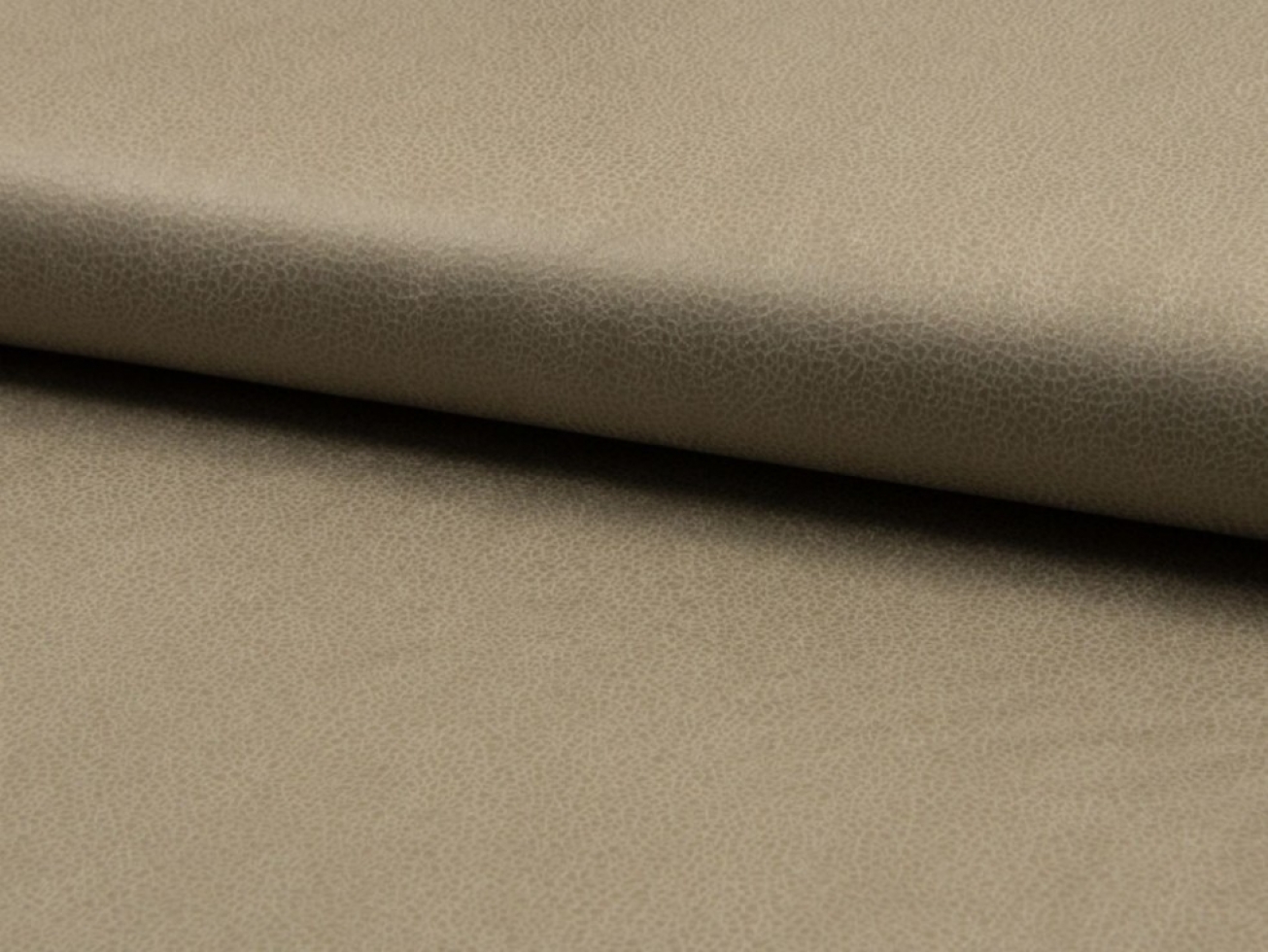Foil Faux Suede Stretch Knit Fabric Light Khaki