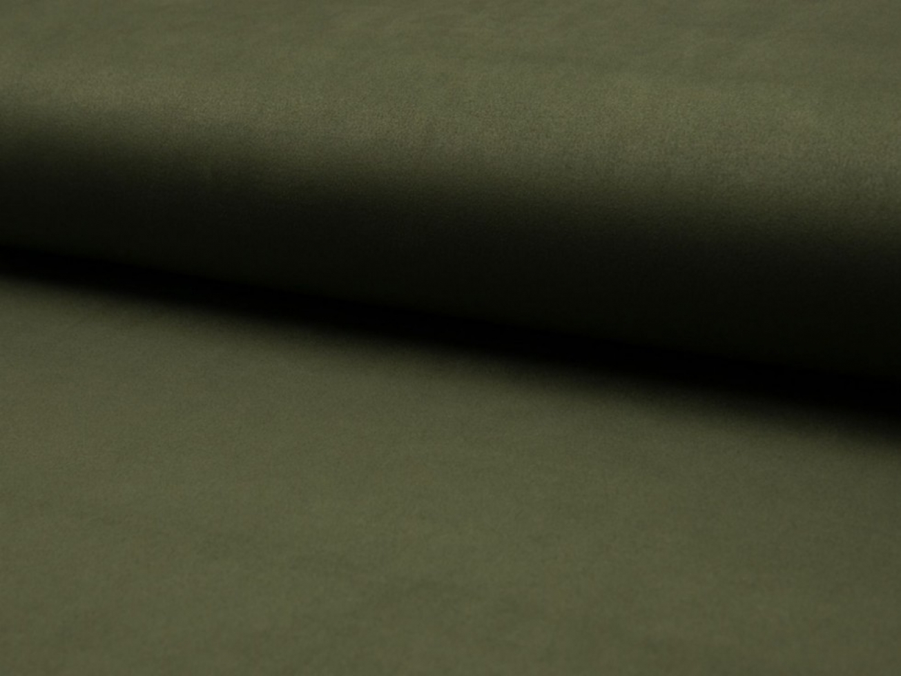 Suede Scuba Stretch Knit Fabric Green