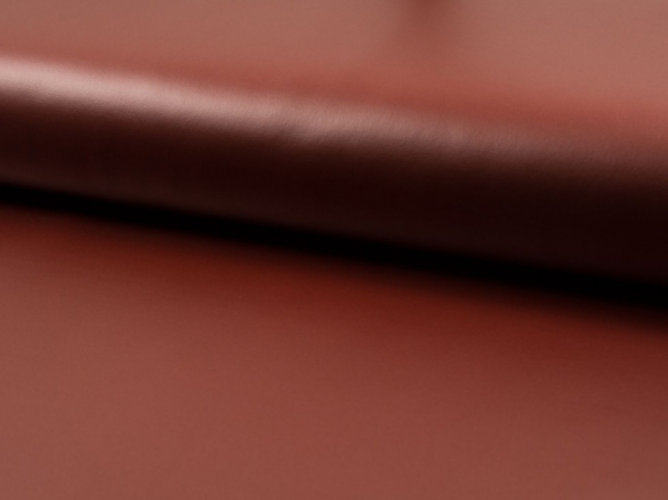 PU Coated Scuba Stretch Knit Fabric Rust