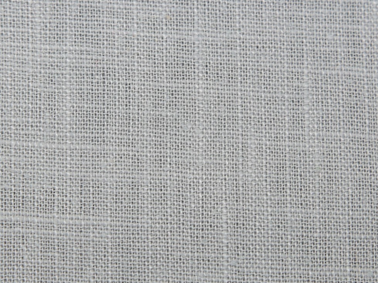 Stof France Coated Cotton Ramie Blend Fabric Silver Grey