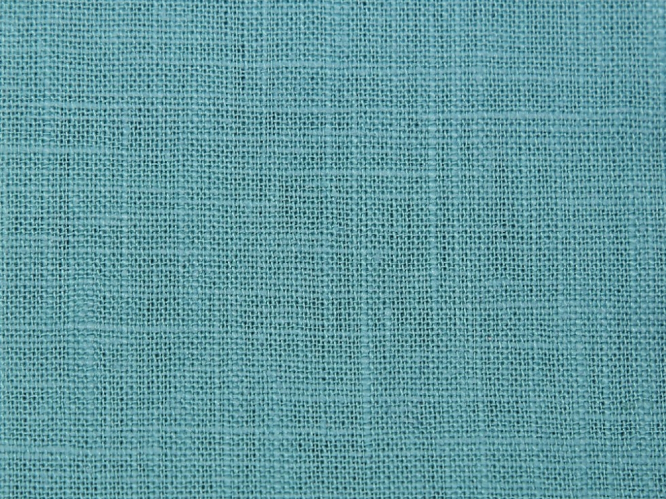 Stof France Coated Cotton Ramie Blend Fabric Duck Egg