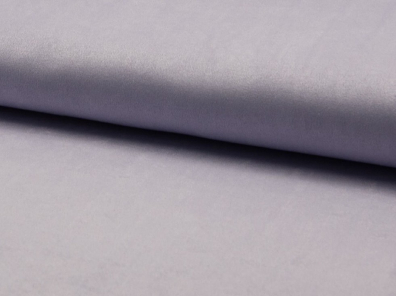 Faux Suede Stretch Knit Fabric Lilac