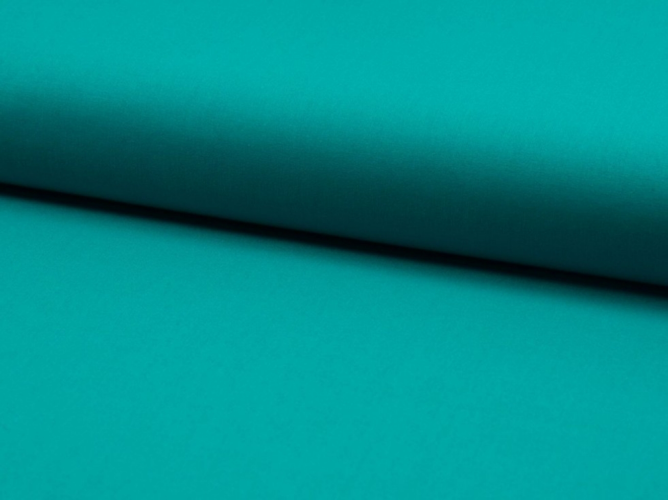 Pearl 100% Cotton Poplin Fabric Emerald Green