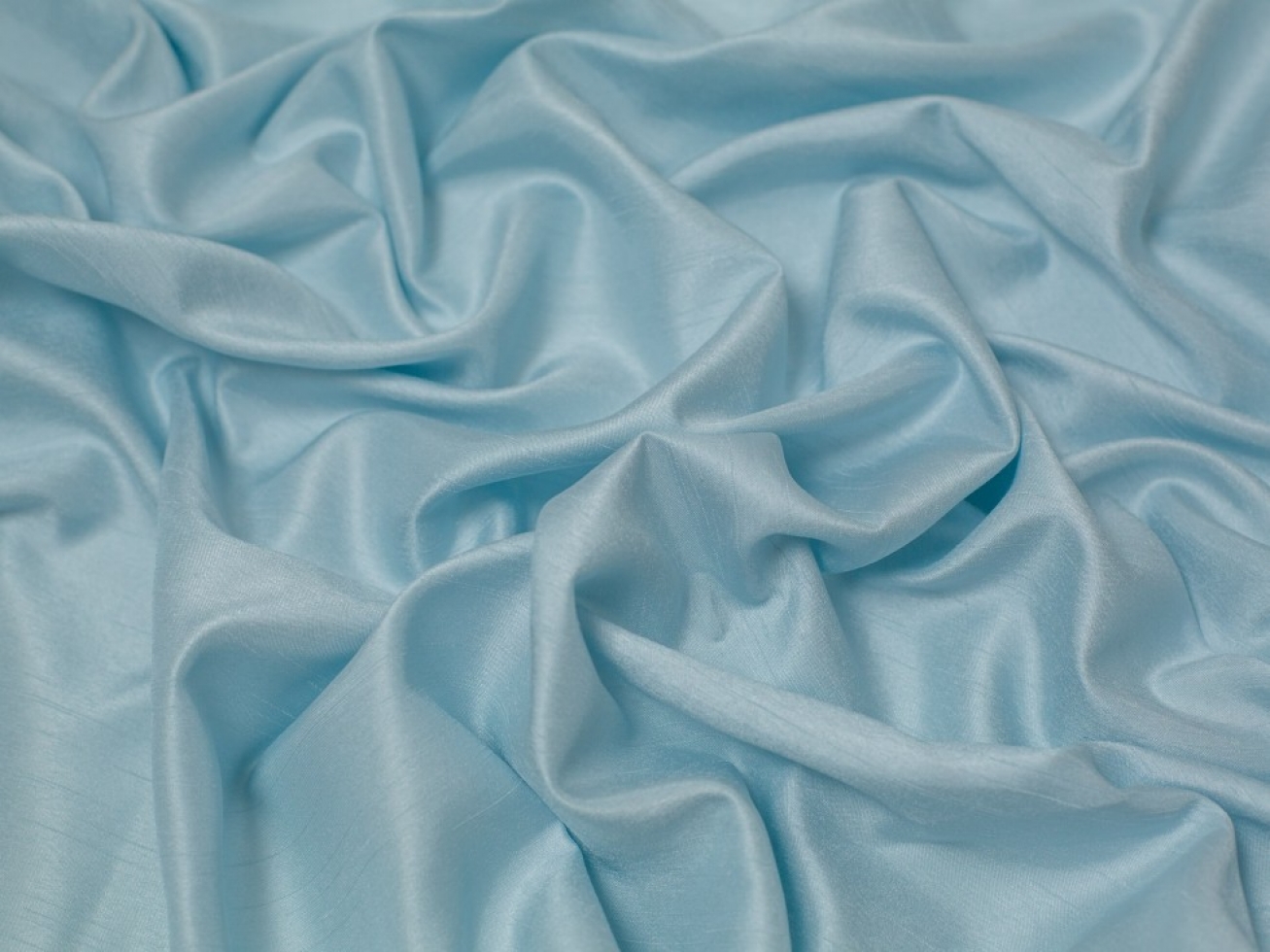 Minerva Core Range Satin Back Dupion Fabric Aqua