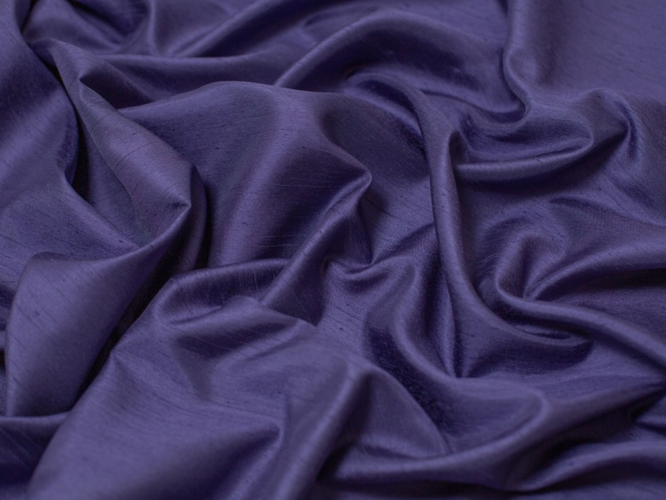 Minerva Core Range Satin Back Dupion Fabric Grape