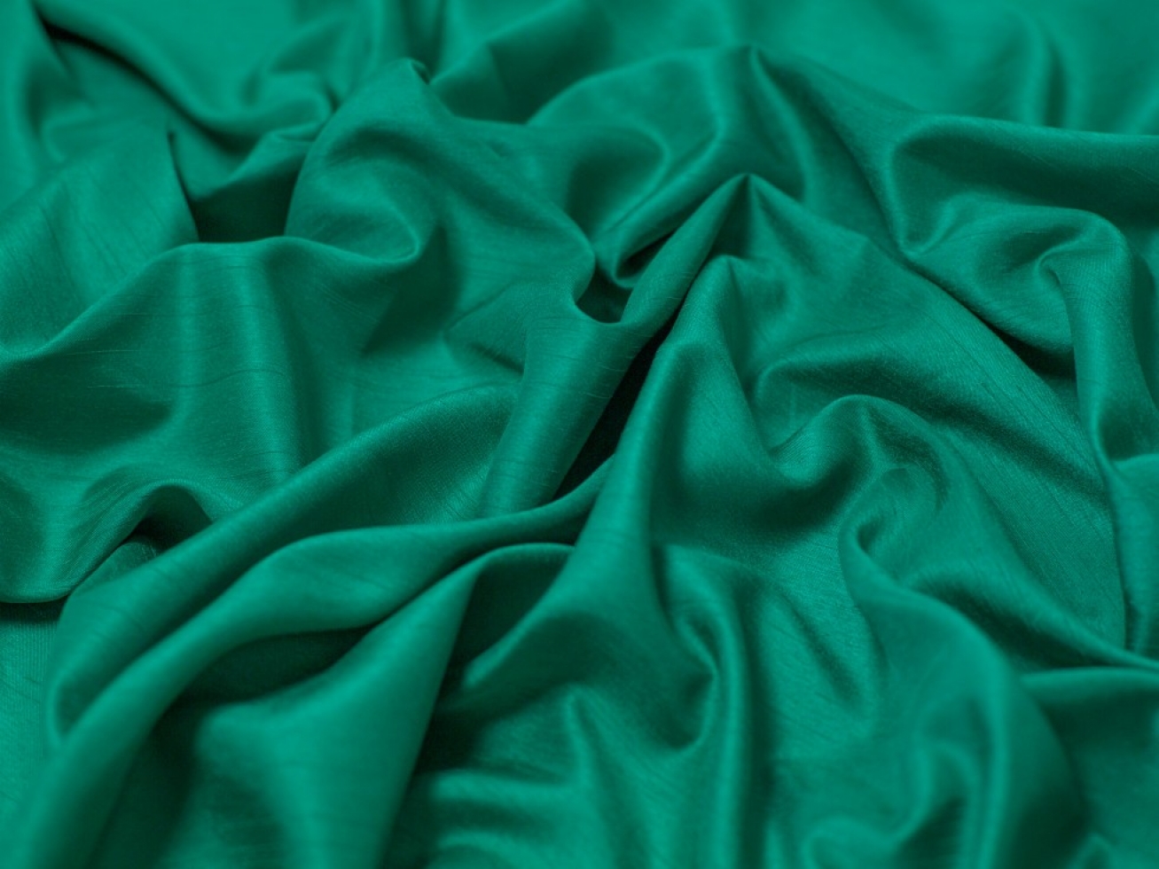 Minerva Core Range Satin Back Dupion Fabric Jade