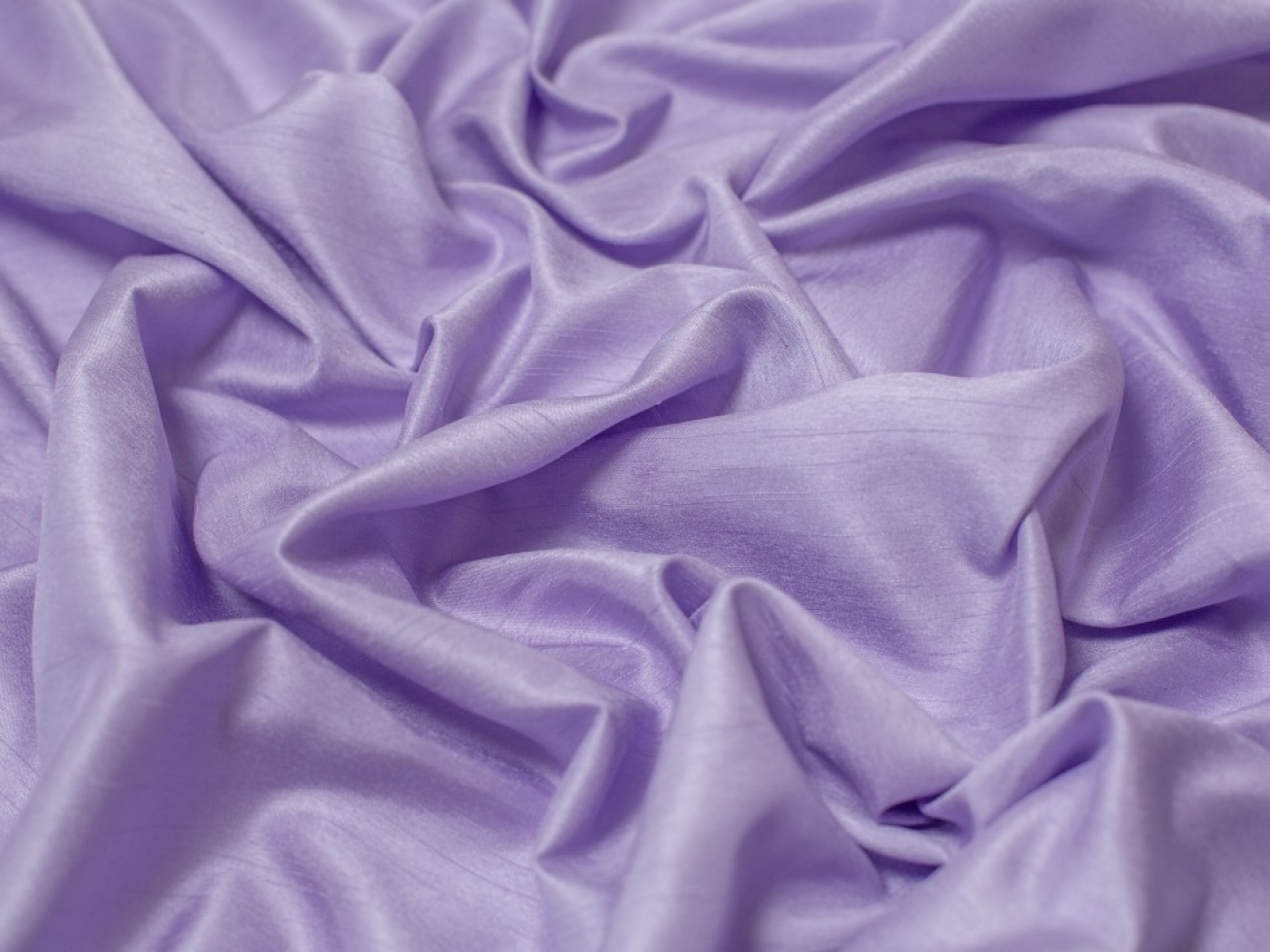 Minerva Core Range Satin Back Dupion Fabric Lilac