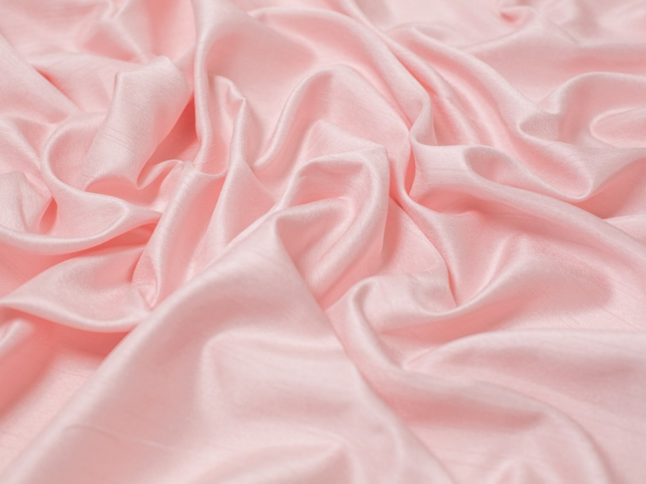 Minerva Core Range Satin Back Dupion Fabric Pink