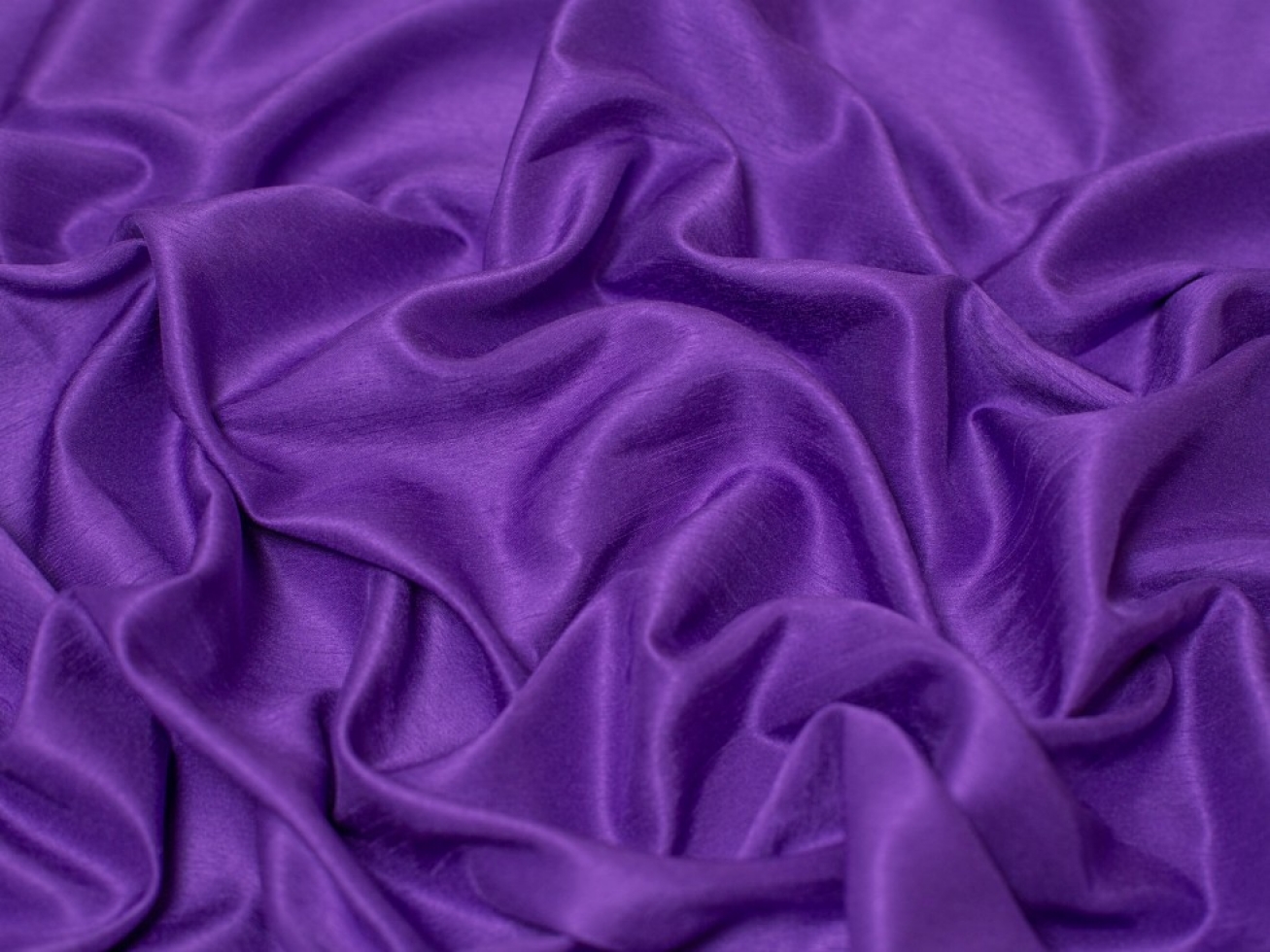 Minerva Core Range Satin Back Dupion Fabric Purple