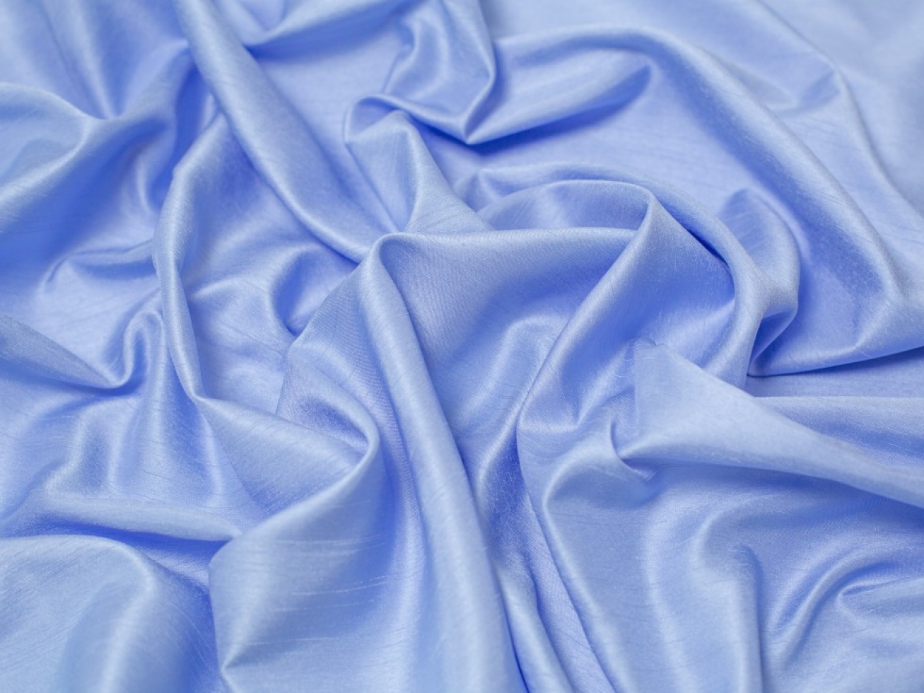 Minerva Core Range Satin Back Dupion Fabric Sky Blue