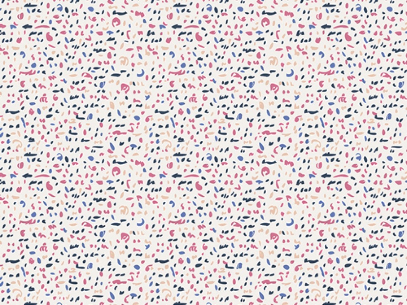 Art Gallery Fabrics Sketchbook 100% Cotton Poplin Fabric Lapis