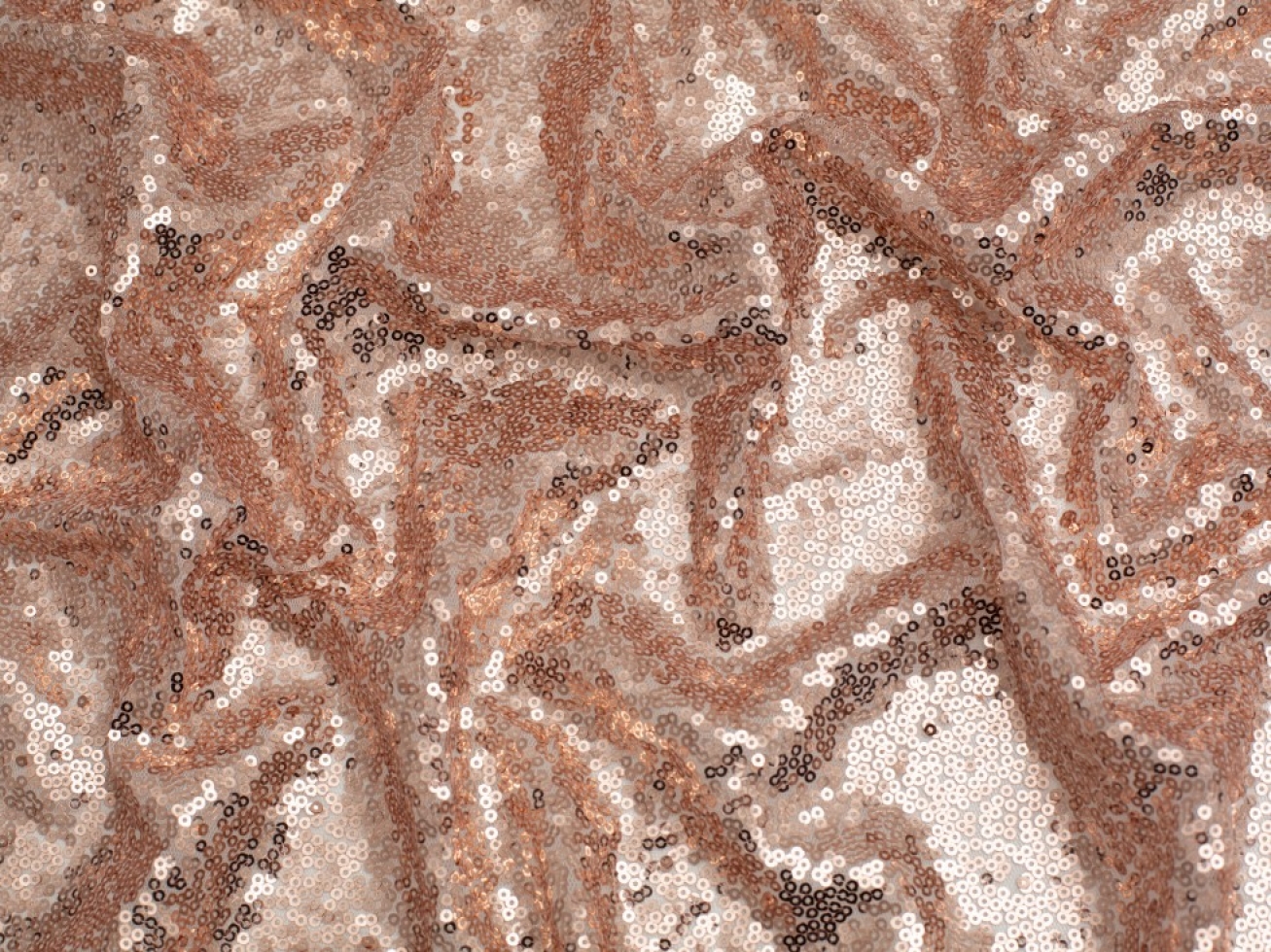 Minerva Core Range Sequin Mesh Fabric Beige
