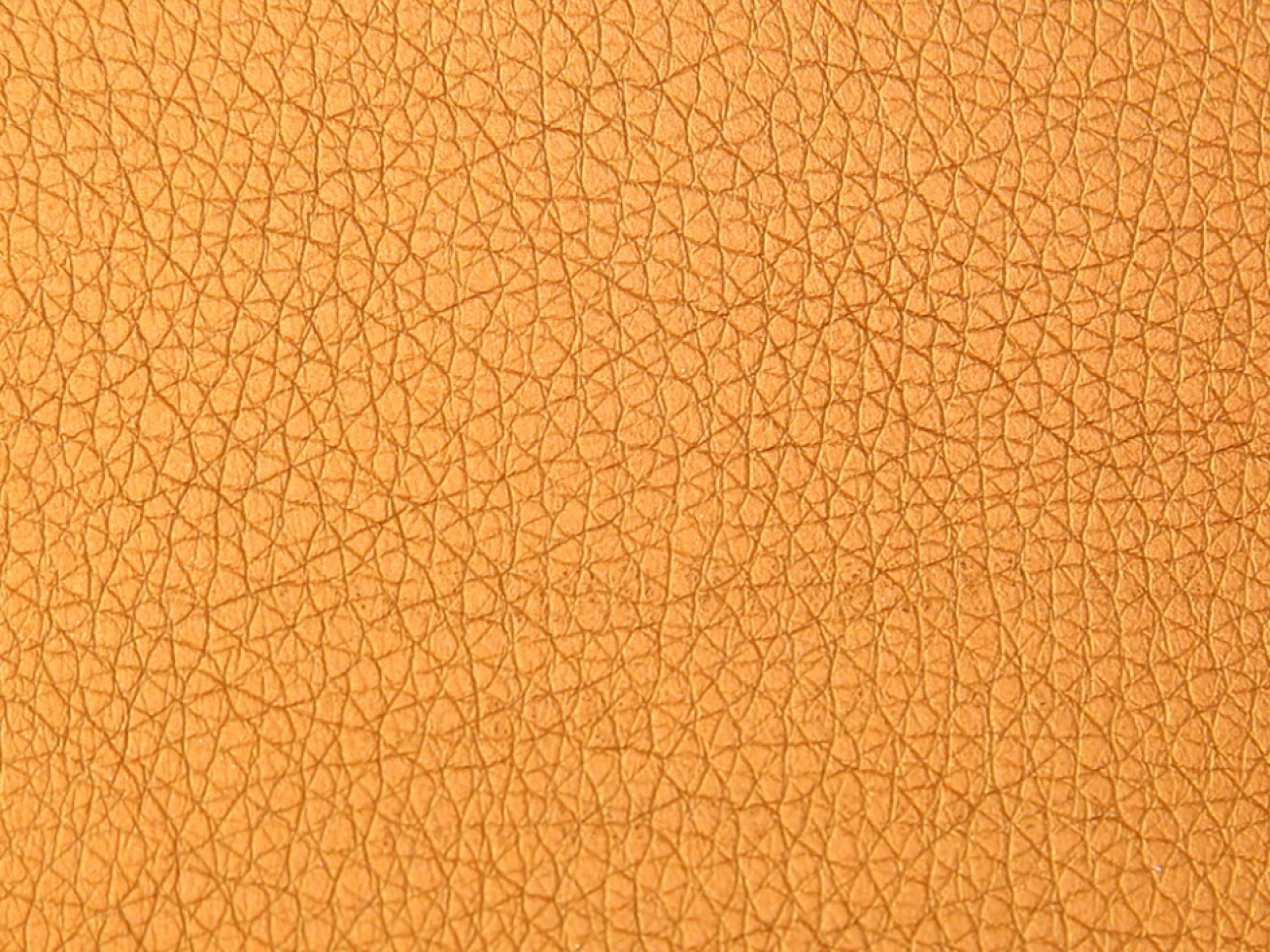 Stof France Heavy Soft Faux Leather Fabric Metallic Rust