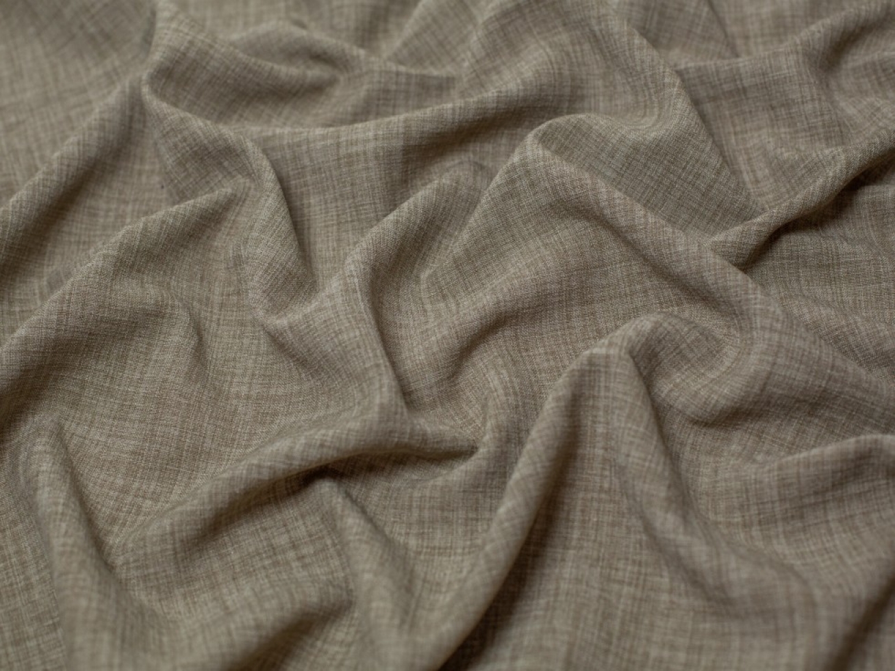 Minerva Core Range Linen Look Crepe Fabric Sage Green