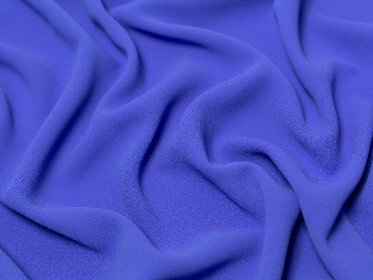 Minerva Core Range Heavy Triple Crepe Fabric Azure