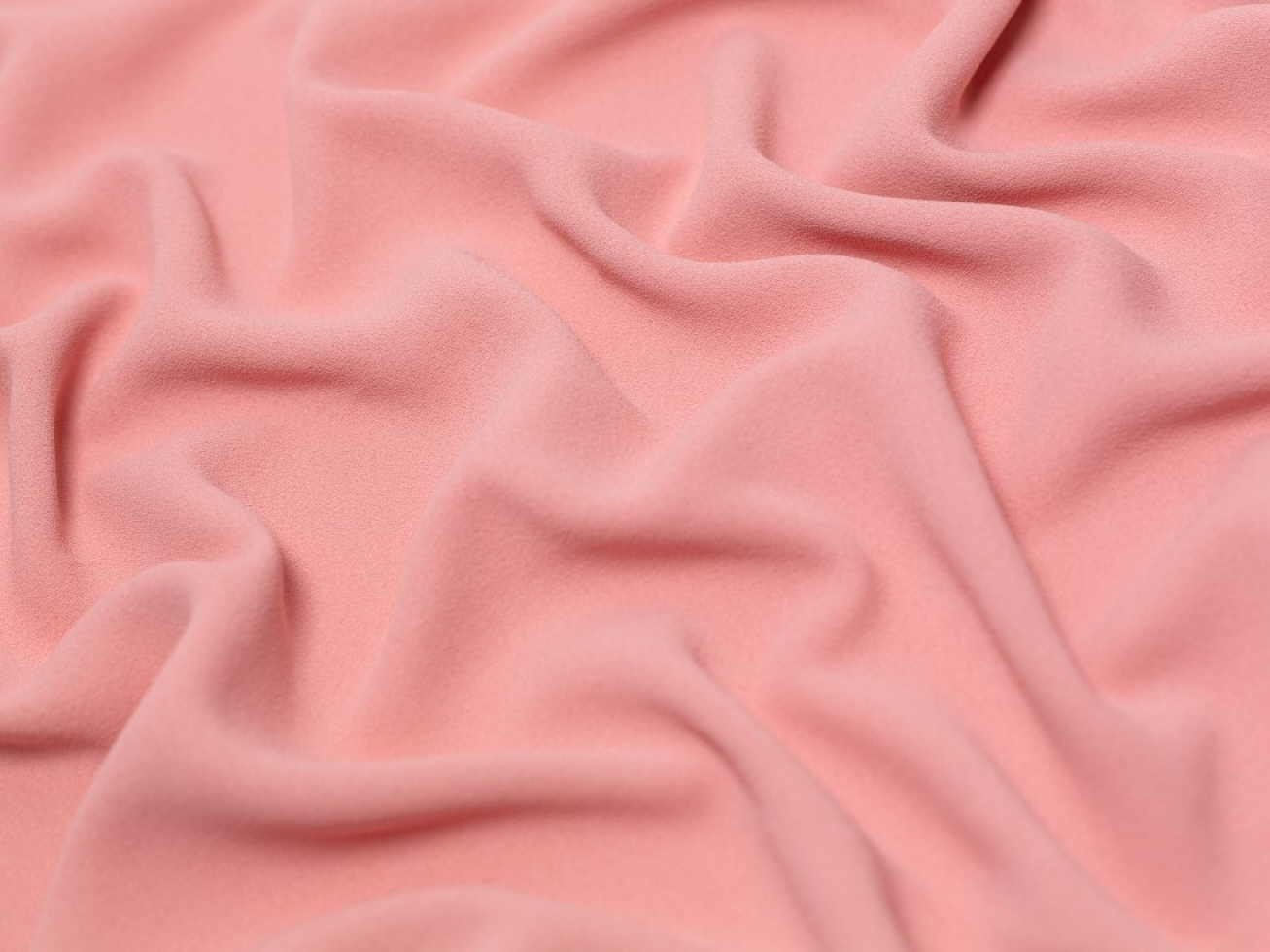 Minerva Core Range Heavy Triple Crepe Fabric Pink
