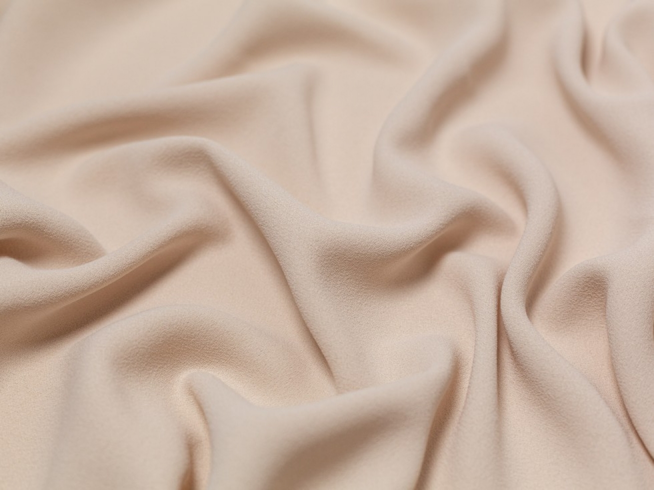 Minerva Core Range Heavy Triple Crepe Fabric Stone