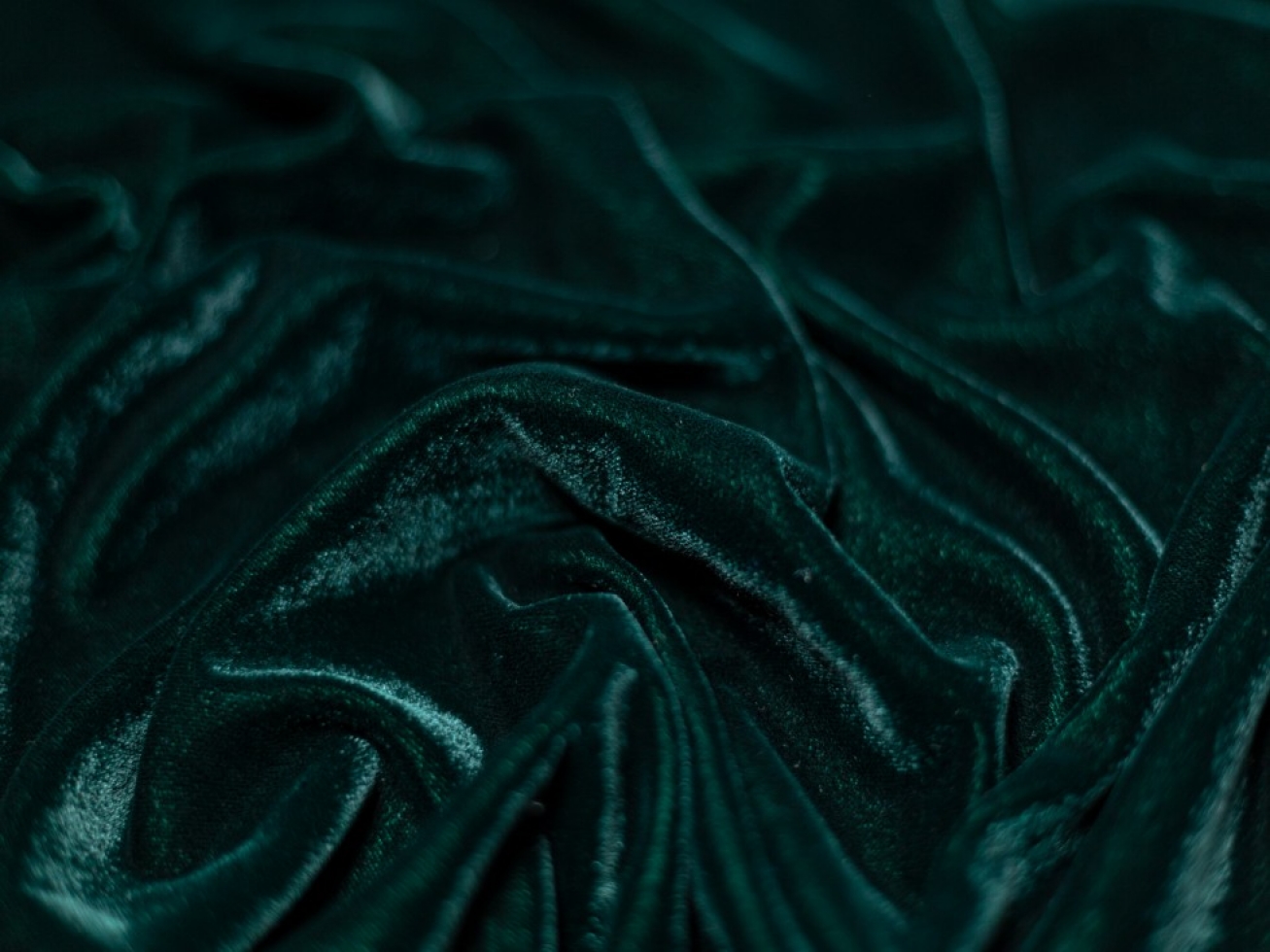 Minerva Core Range Triple Crown Velvet Fabric Bottle Green