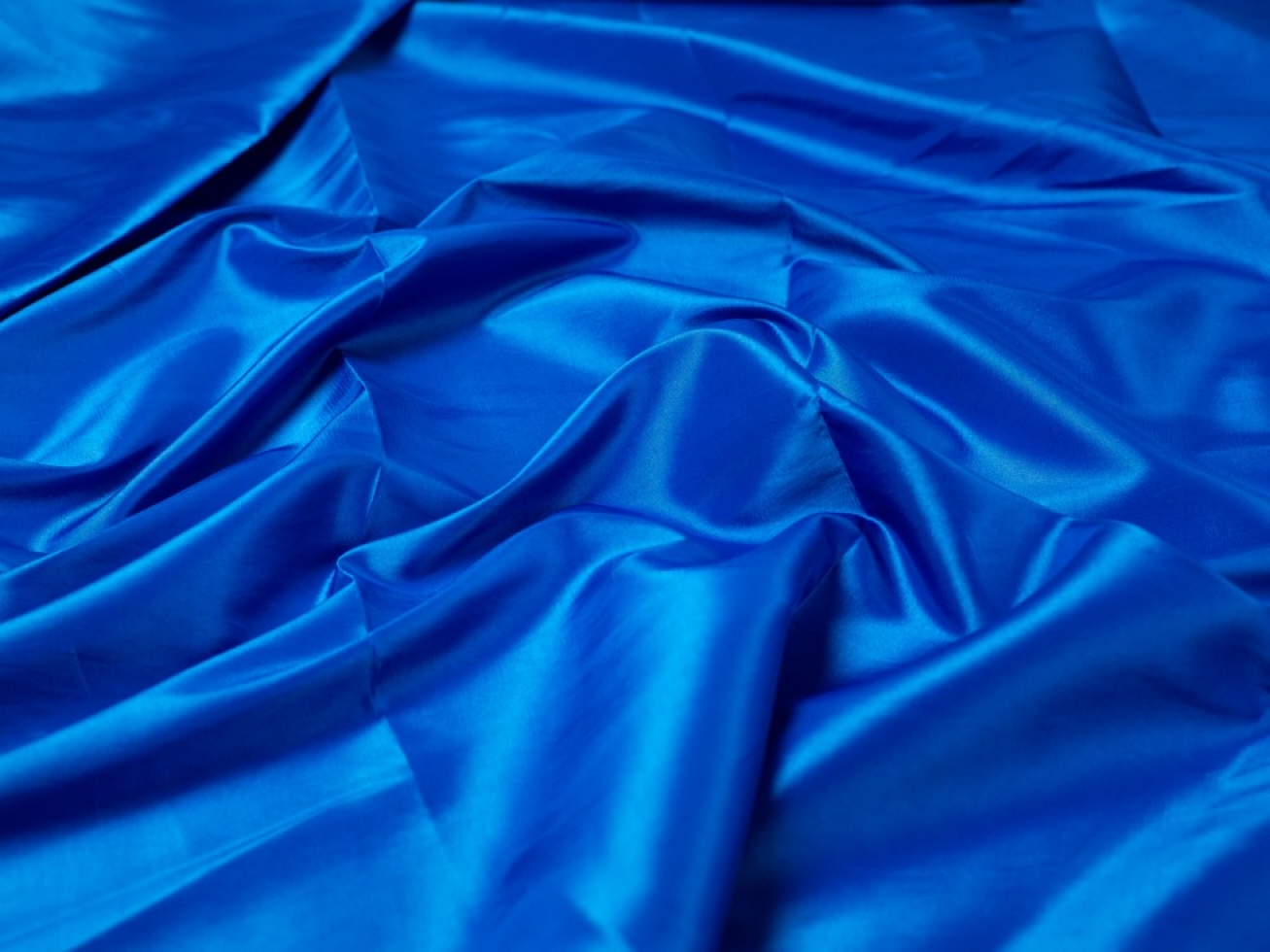 Minerva Core Range Two Tone Shot Taffeta Fabric Electric Blue
