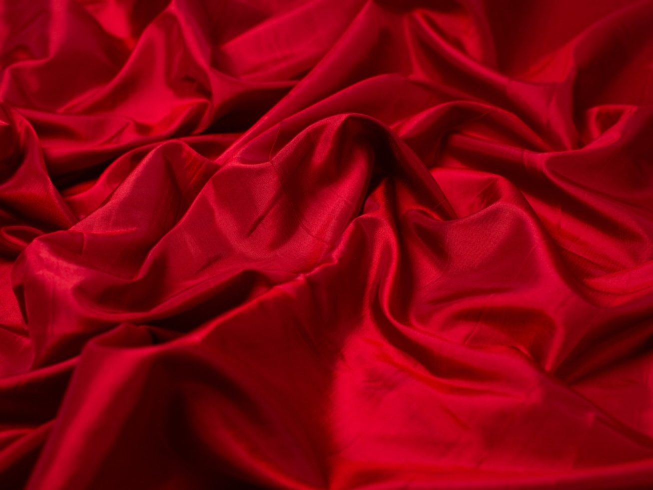 Minerva Core Range Two Tone Shot Taffeta Fabric Red