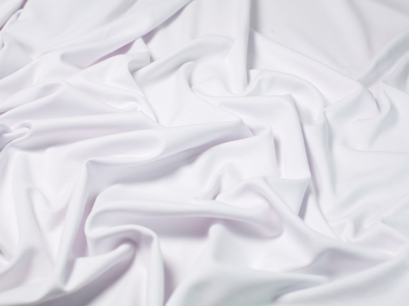 Minerva Core Range Soft Ponte Roma Double Stretch Knit Fabric White