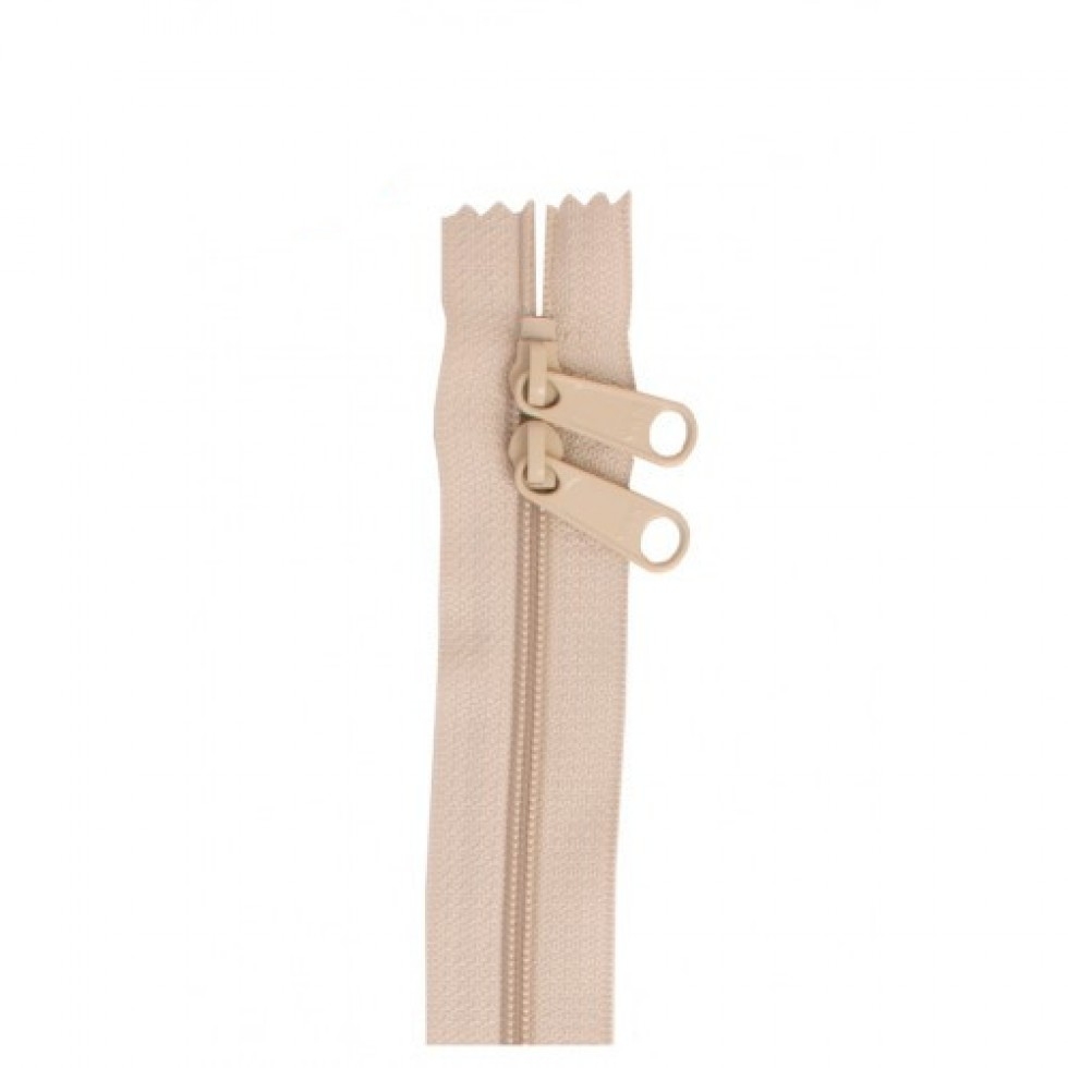 By Annie 2 Way Bag Zips Fastener Natural