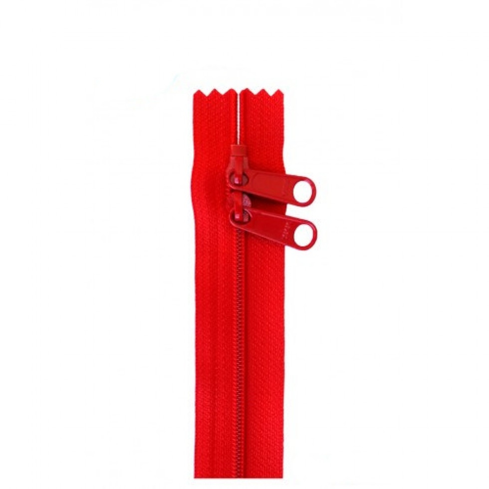 By Annie 2 Way Bag Zips Fastener Atom Red