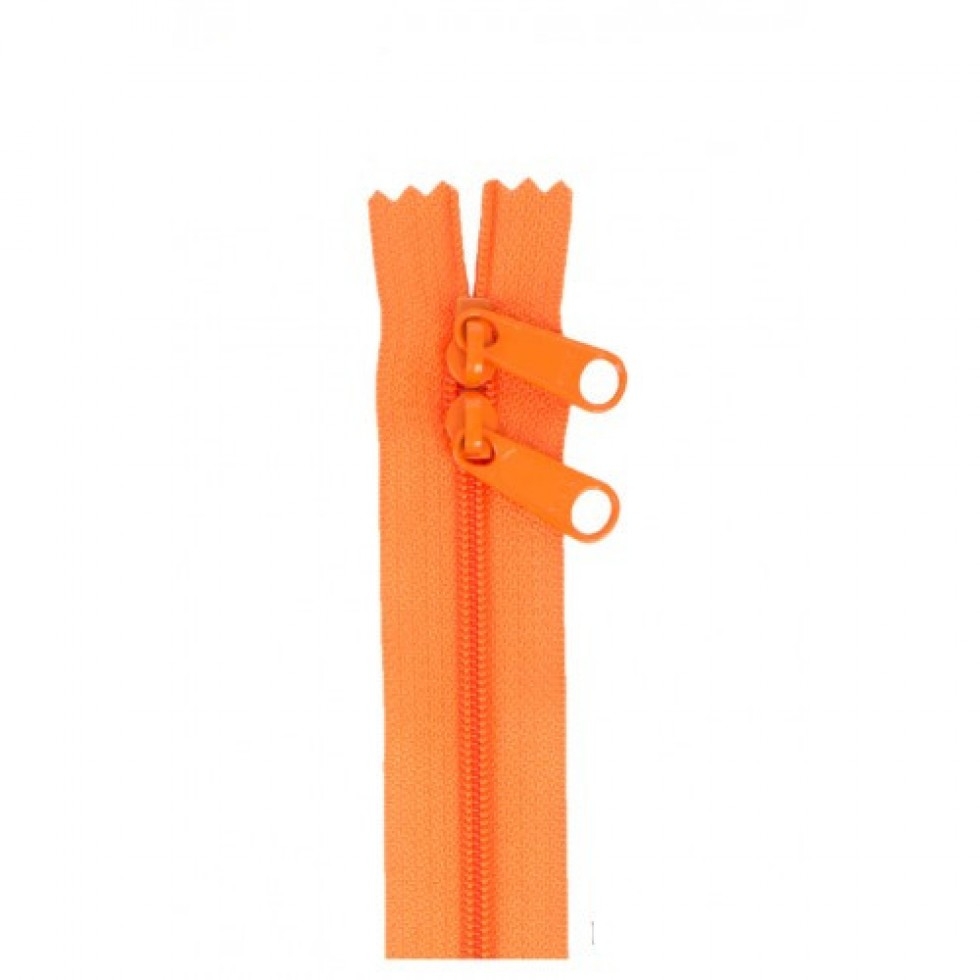 By Annie 2 Way Bag Zips Fastener Pumpkin Orange