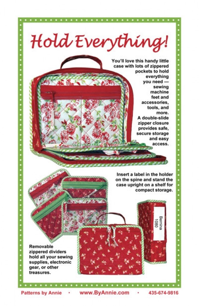 By Annie Paper Sewing Pattern Hold Everything Organiser
